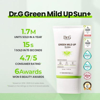 [Dr.G] Green Mild Up Sun SPF 50+/ PA++++