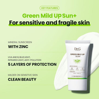 [Dr.G] Green Mild Up Sun SPF 50+/ PA++++