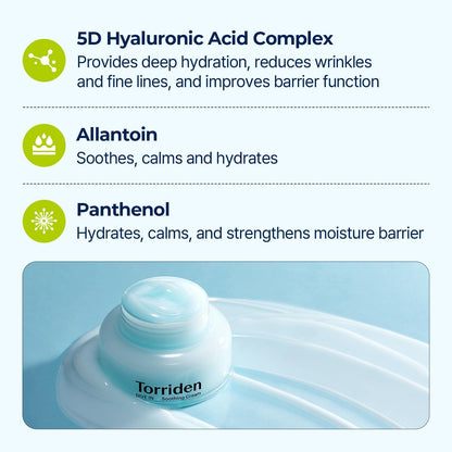 [Torriden] DIVE IN Low Molecular Hyaluronic Acid Soothing Cream