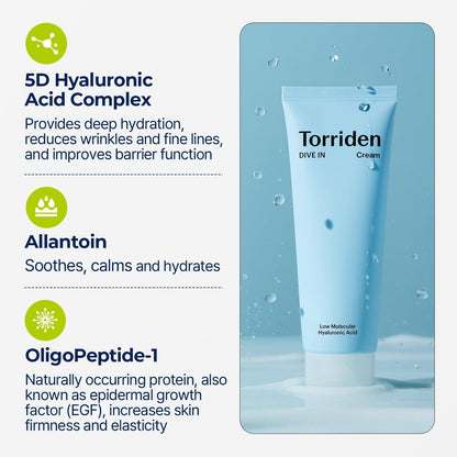 [Torriden] DIVE IN Low Molecular Hyaluronic Acid Cream