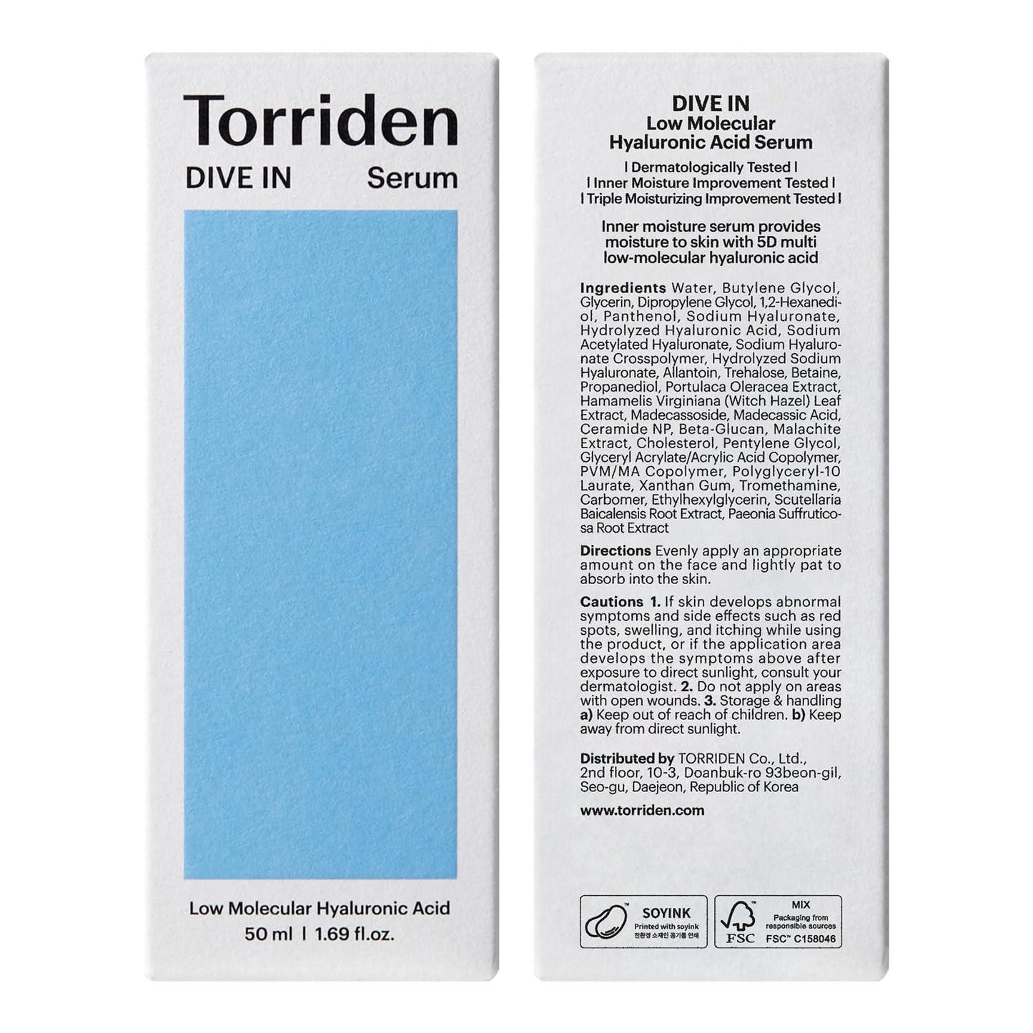 [Torriden] DIVE IN Low Molecular Hyaluronic Acid Serum