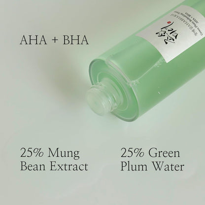 [BeautyOfJoseon] Green Plum Refreshing Toner(AHA+BHA)