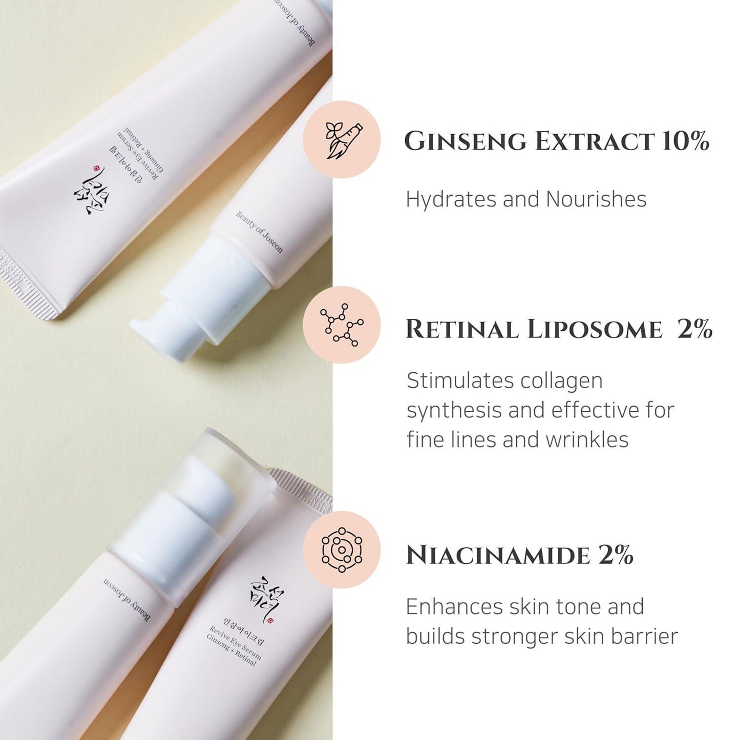 [BeautyOfJoseon] Revive Eye Serum (Ginseng+Retinol)