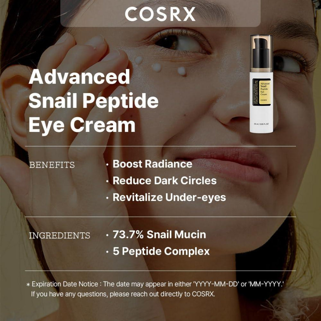 [Cosrx] Advanced Snail Peptide Eye Cream