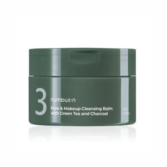 [Numbuzin] No.3 Pore & Makeup Cleansing Balm With Green Tea And Charcoal