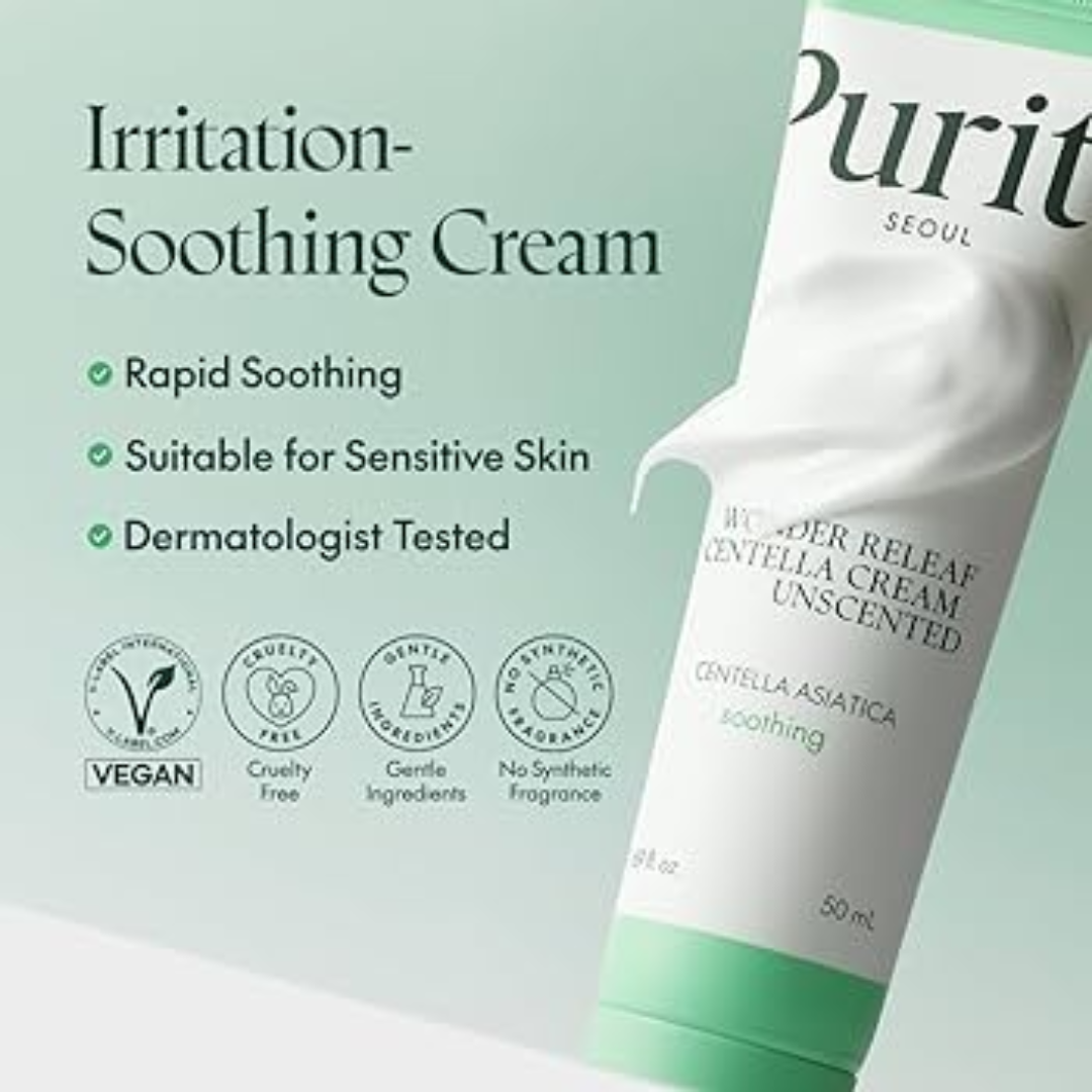 [PURITO] Wonder Releaf Centella Cream Unscented